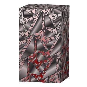 Desaudio Acie blackred 1 special design on a speaker mockup