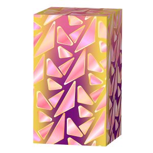 Desaudio Acie pinkyellow 1 special design on a speaker mockup