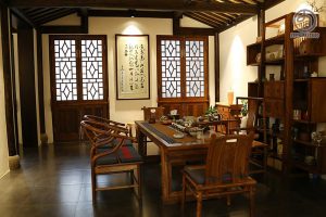 Overview of Desaudio designs in chinese style example room # 1