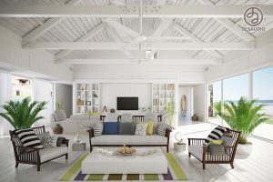 Coastal style example room #2