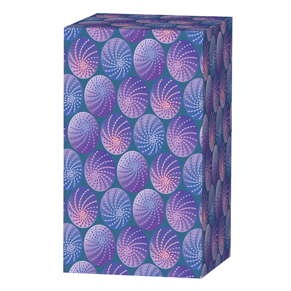 Desaudio Cobi purple 1 design on a speaker mockup