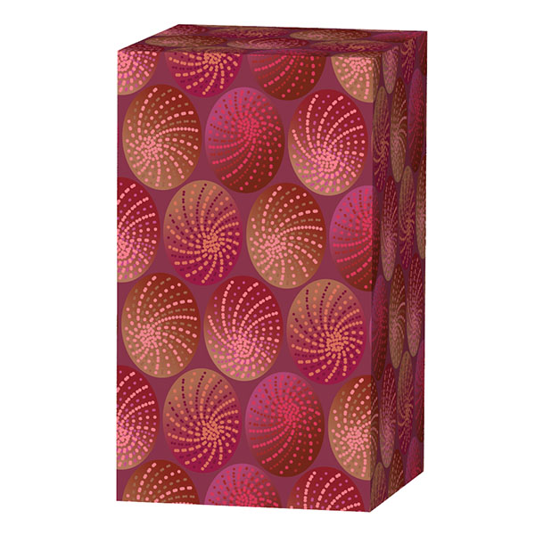 Desaudio Cobi red 1 design on a speaker mockup