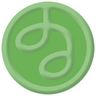 Green colored Desaudio designs
