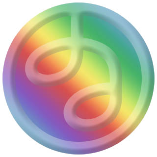 Multi-colored Desaudio designs