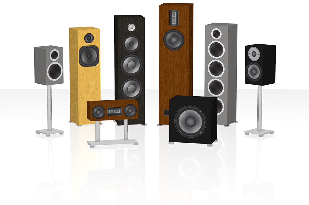Typical loudspeaker looks without covers.