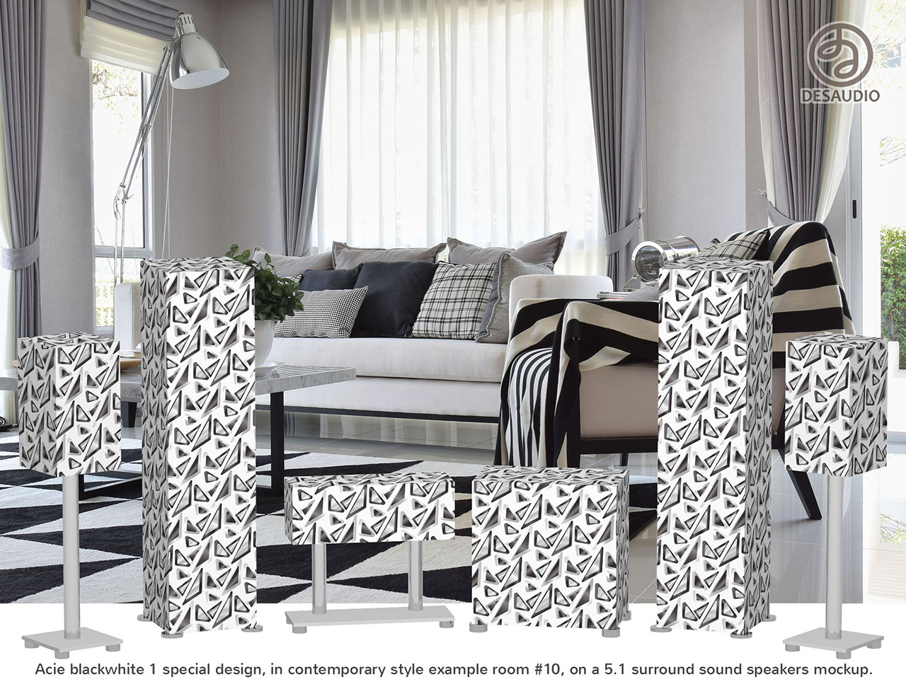 Desaudio Acie blackwhite 1 design in contemporary style example room # 10