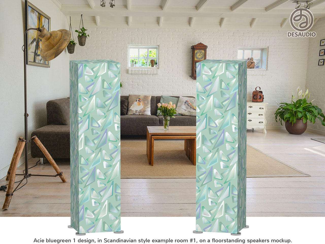Desaudio Acie bluegreen 1 design in Scandinavian style example room # 1