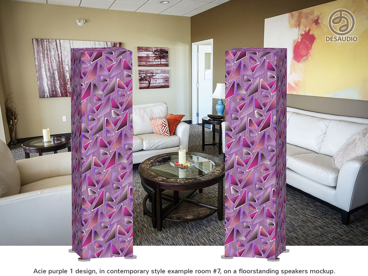 Desaudio Acie purple 1 design in contemporary style example room # 7