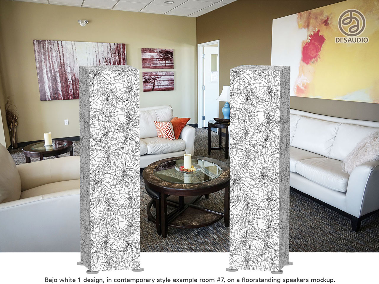 Desaudio Bajo white 1 design in contemporary style room # 2