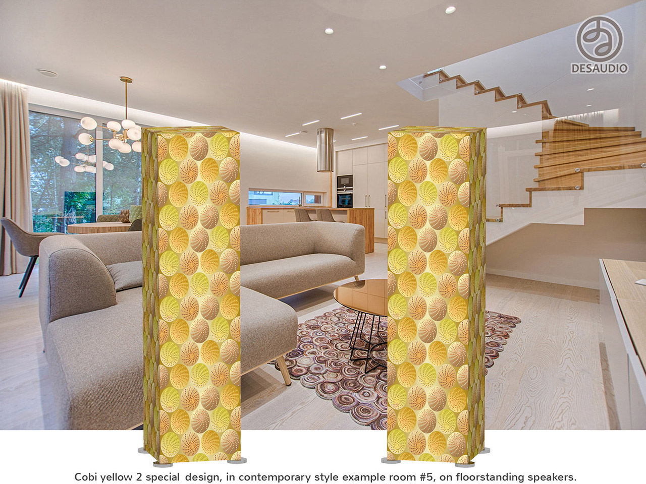 Desaudio Cobi yellow 2 special design in contemporary style example room # 5