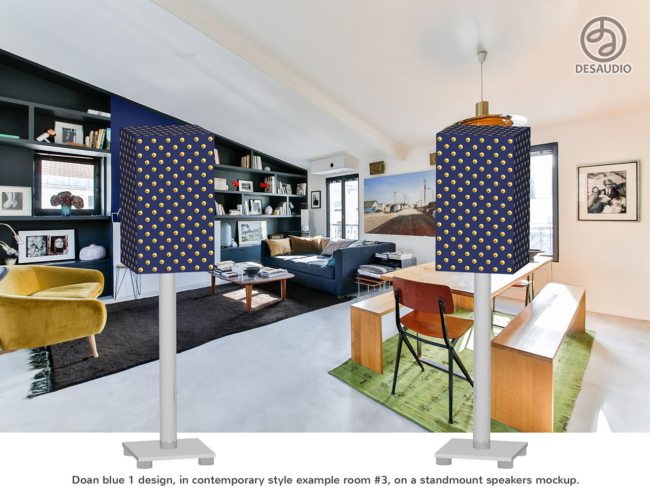 Desaudio Doan blue 1 design in contemporary style example room # 3