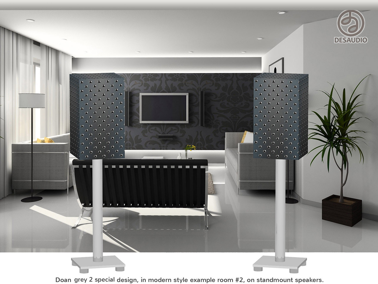 Desaudio Doan grey 2 special design in modern style example room # 2