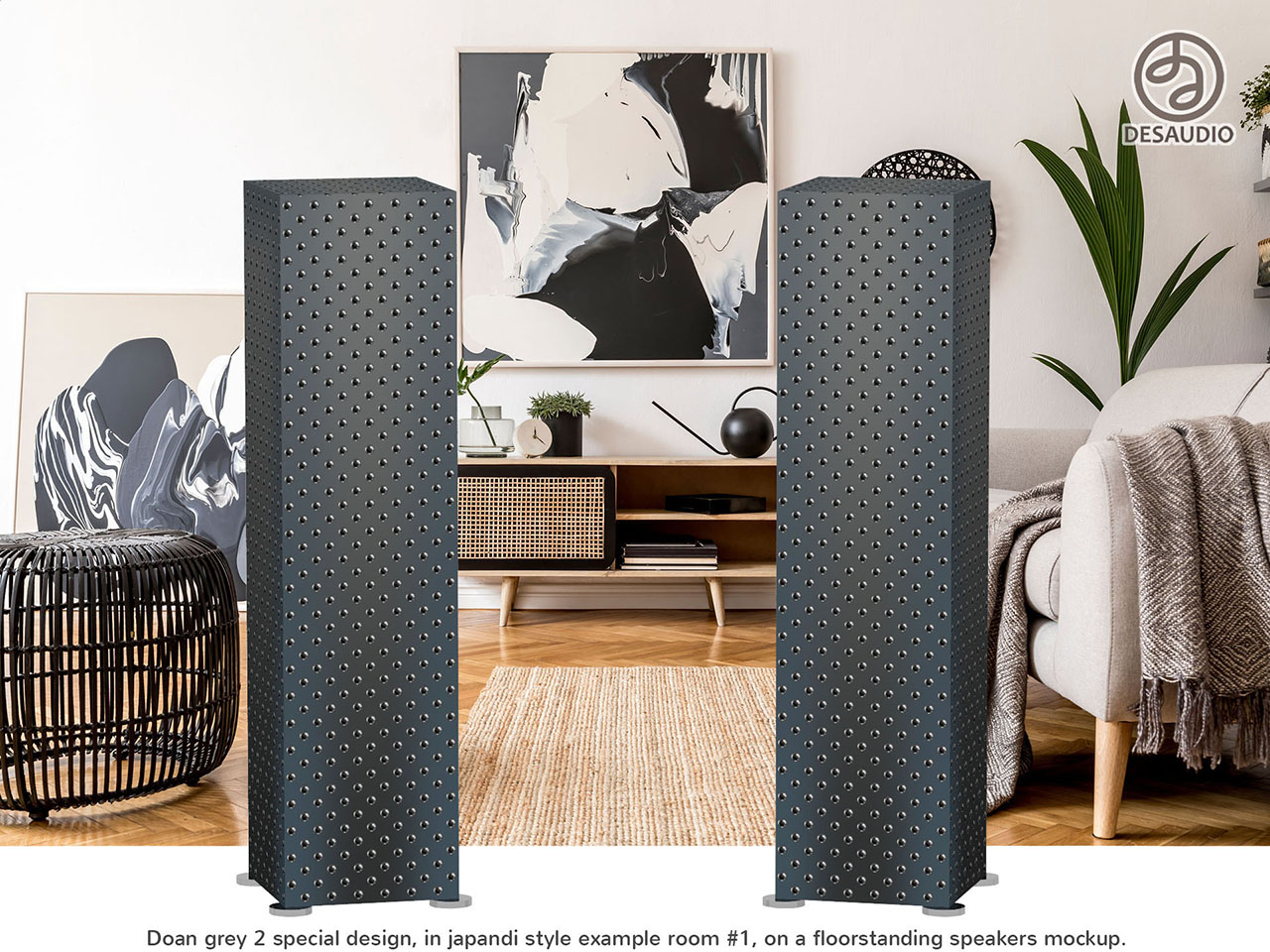 Desaudio Doan grey 2 special design in japandi style example room # 1