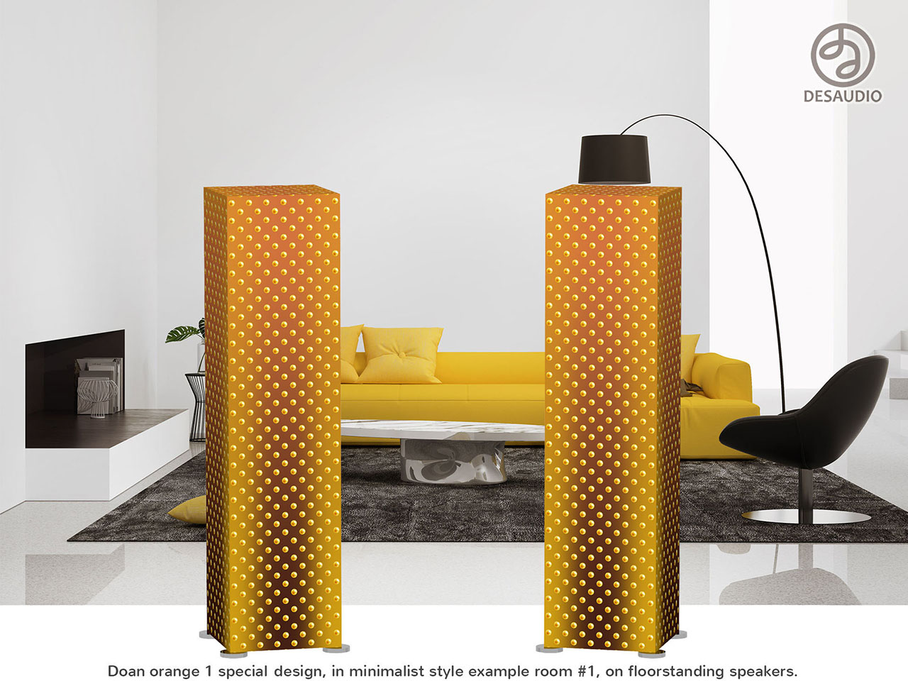 Desaudio Doan orange 1 special design in minimalist style example room # 1