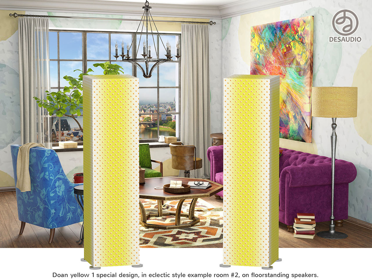 Desaudio Doan yellow 1 special design in eclectic style example room # 2