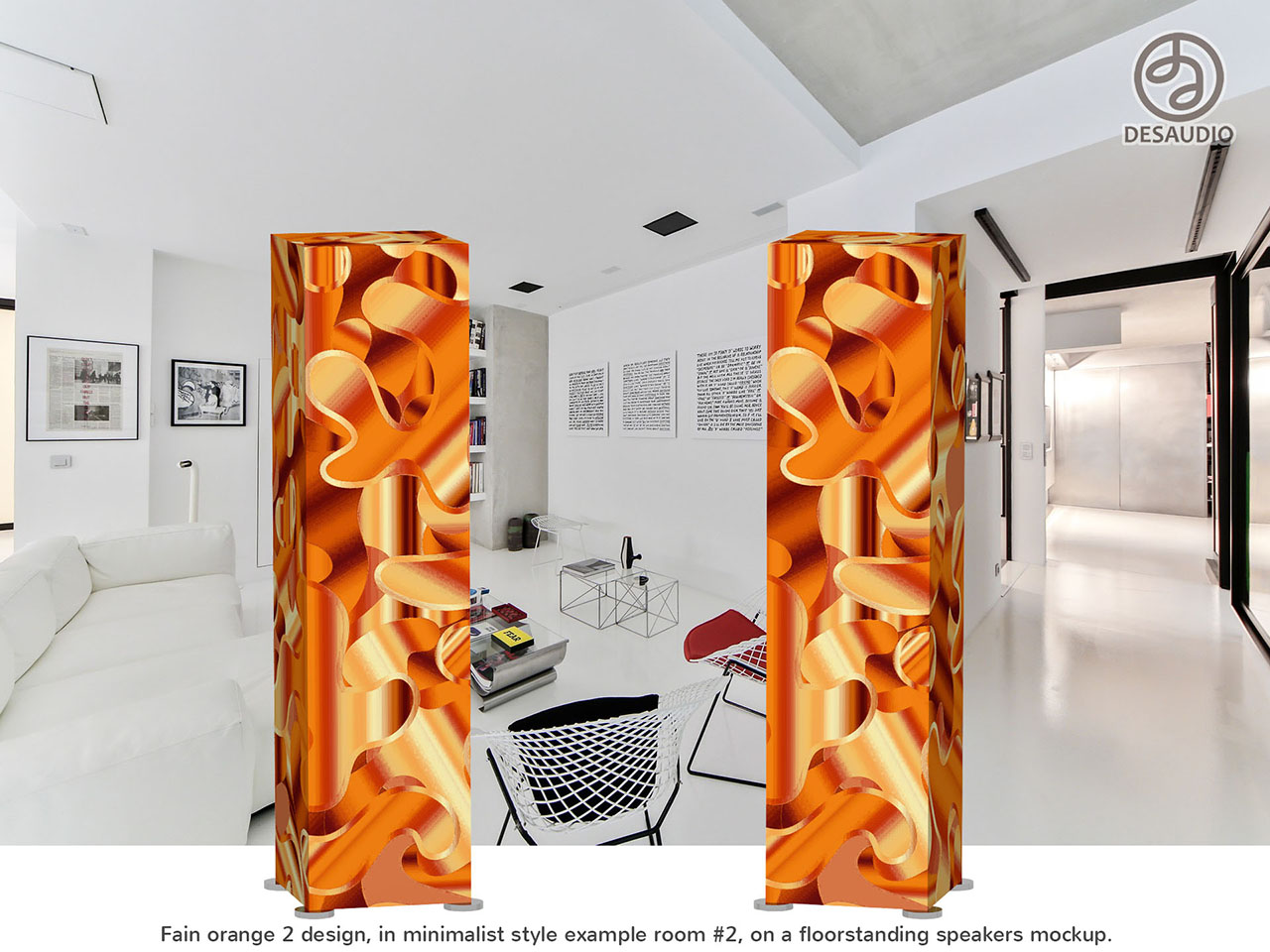 Desaudio Fain orange 2 special design in minimalist style room # 2