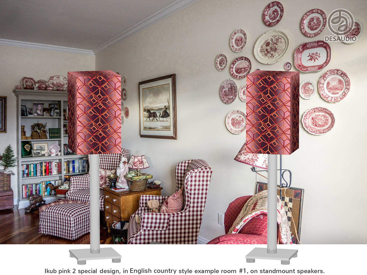 Desaudio Ikub pink 2 special design in English country style example room # 1