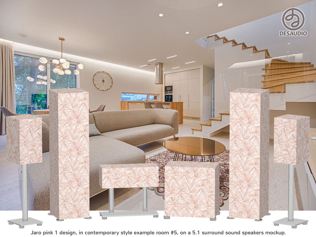 Desaudio Jaro pink 1 design in contemporary style room # 5