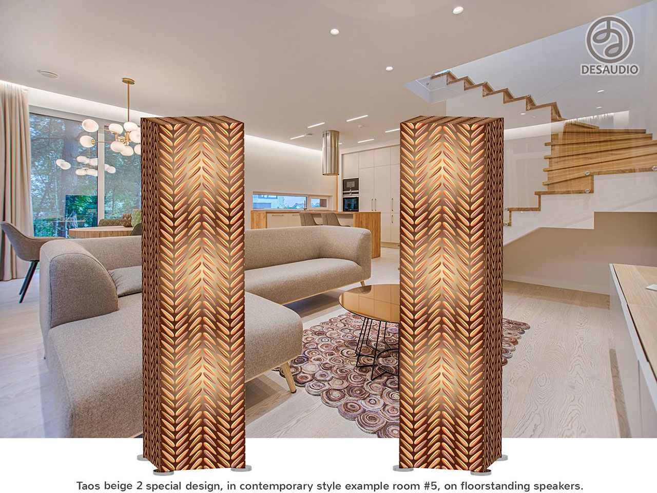 Desaudio Taos beige 2 special design in contemporary style room # 5