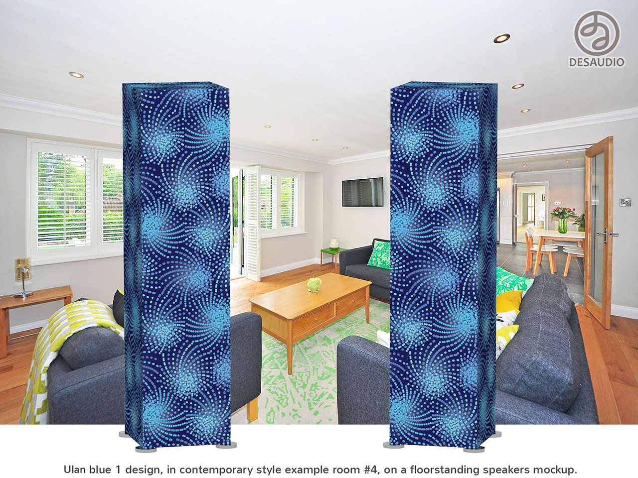 Desaudio Ulan blue 1 design in contemporary style example room # 4