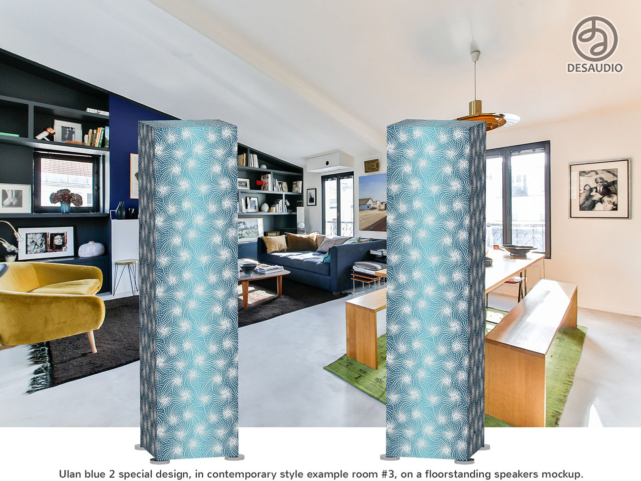 Desaudio Ulan blue 2 special design in contemporary style example room # 3