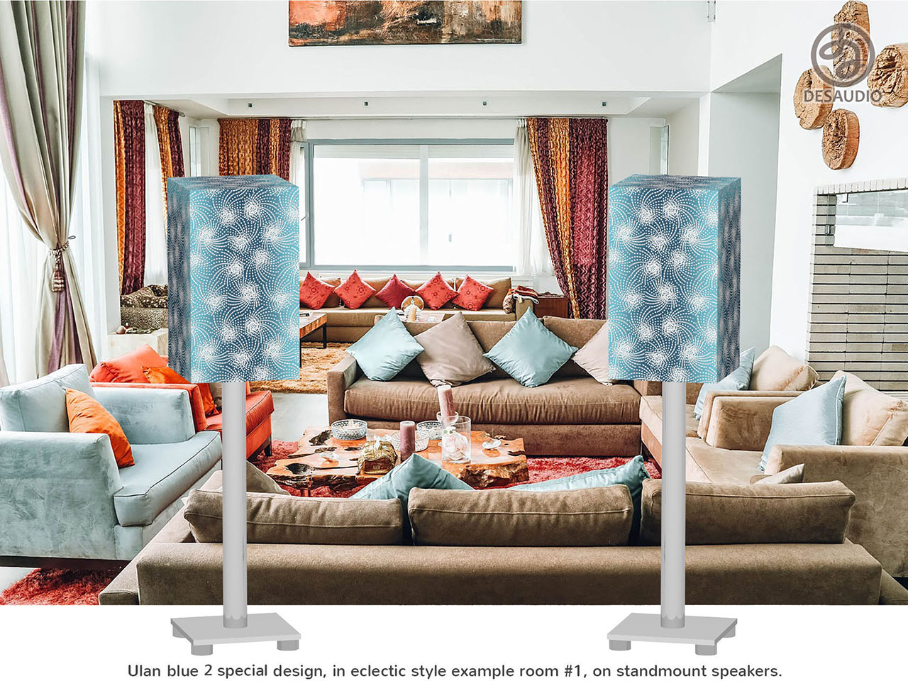 Desaudio Ulan blue 2 special design in eclectic style example room # 1