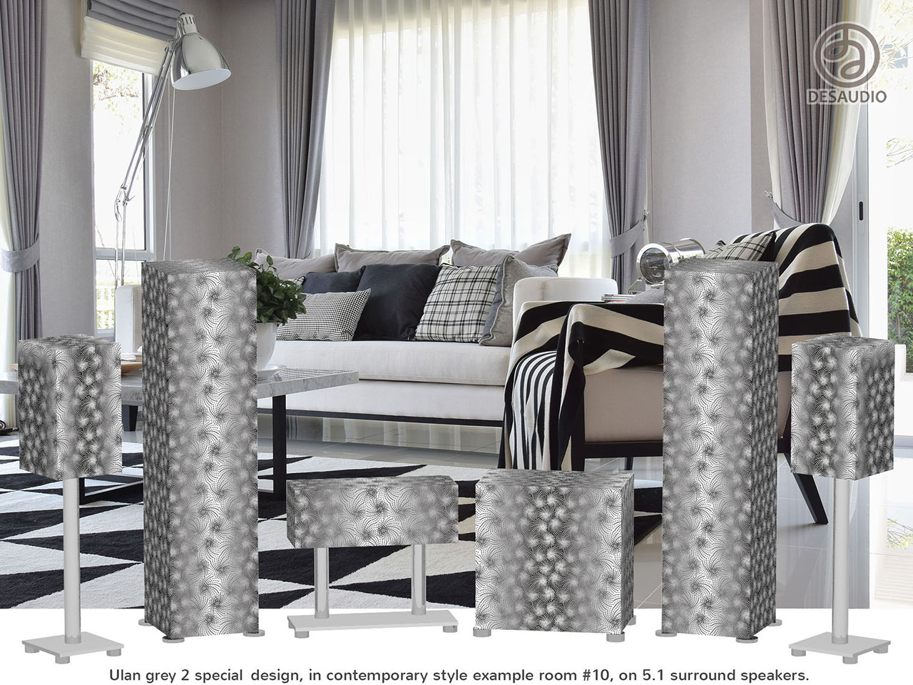 Desaudio Ulan grey 2 special design in contemporary style example room # 10