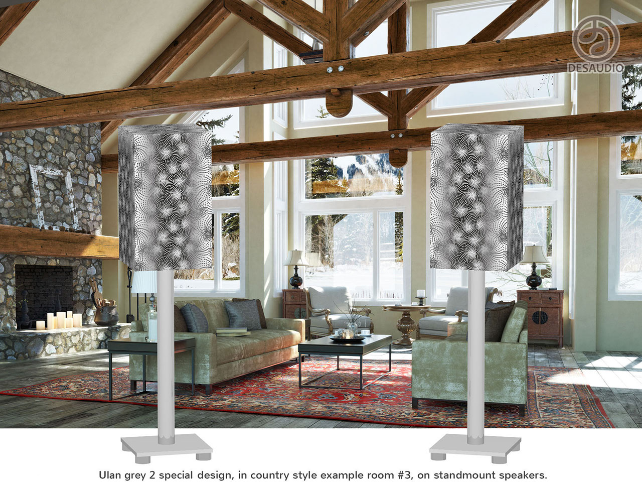 Desaudio Ulan grey 2 special design in country style example room # 3