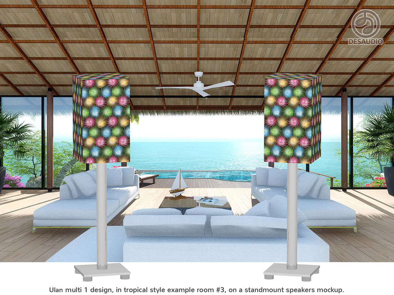 Desaudio Ulan multi 1 design in tropical style example room # 3