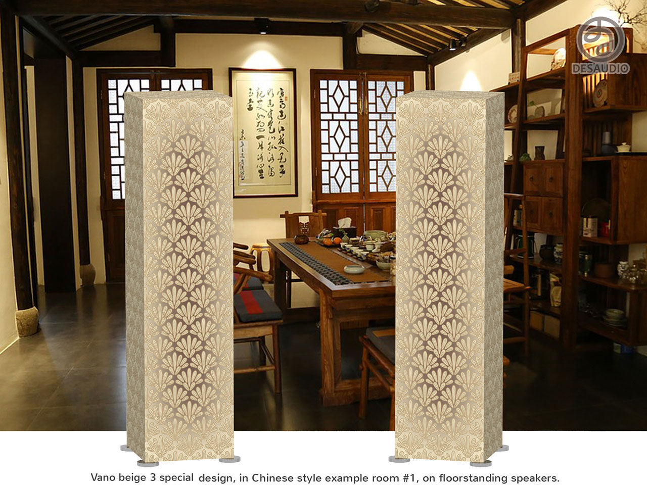 Desaudio Vano beige 3 special design in Chinese style example room # 1
