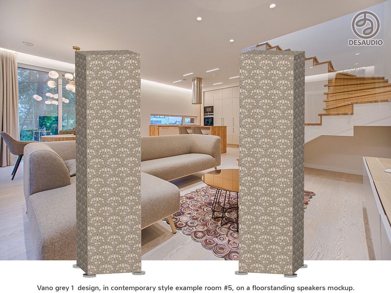Desaudio Vano grey 1 design in contemporary style example room # 5