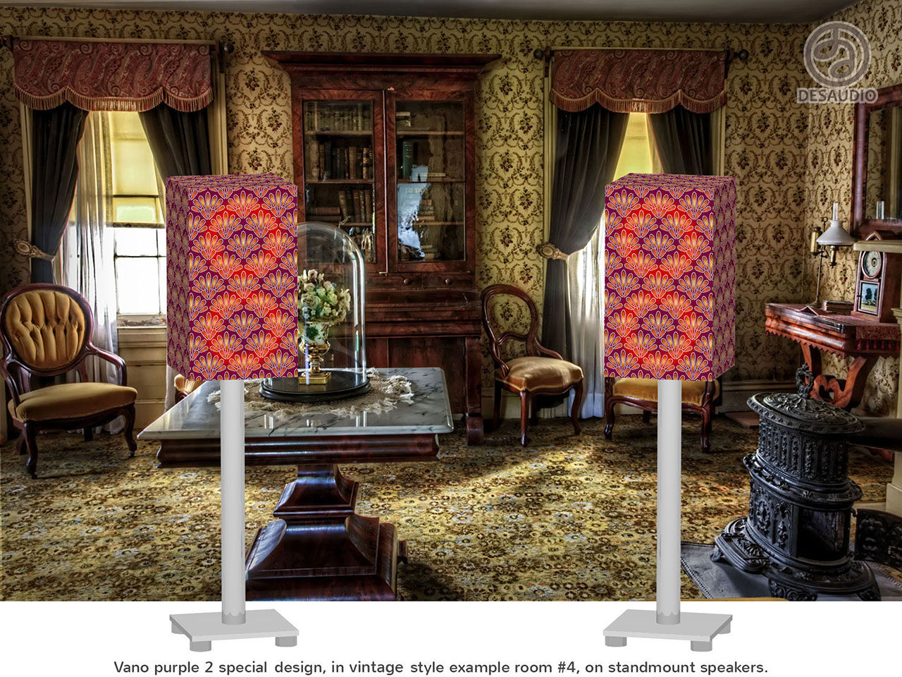 Desaudio Vano purple 2 special design in vintage style example room # 4