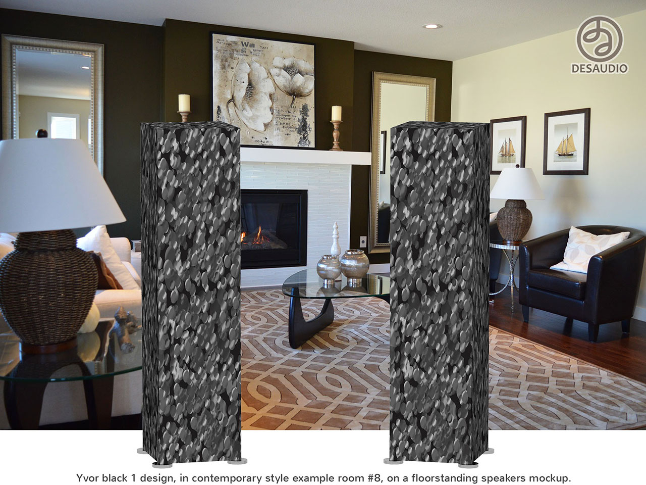 Desaudio Yvor black 1 design in contemporary style example room # 8