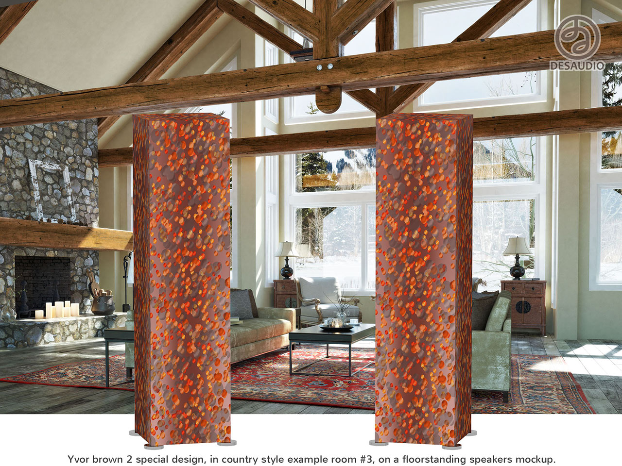Desaudio Yvor brown 2 special design in country style example room # 3