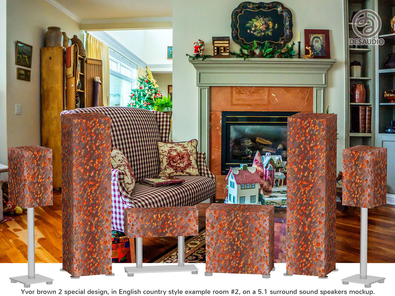 Desaudio Yvor brown 2 special design in English country style example room # 2