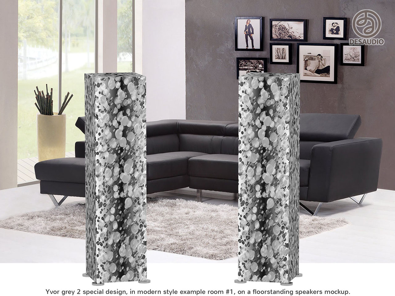 Desaudio Yvor grey 2 special design in modern style example room # 1