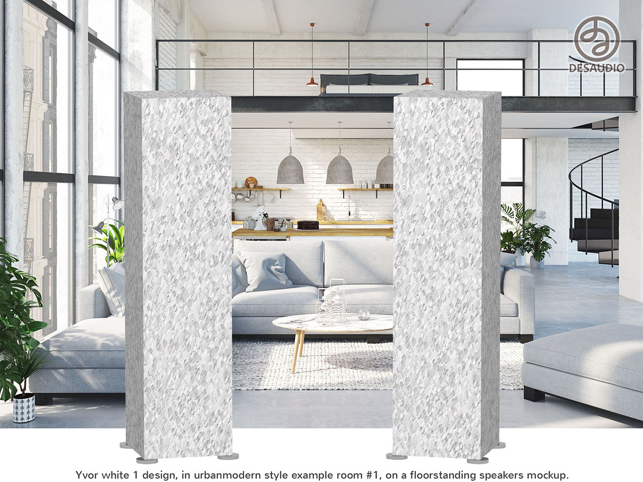 Desaudio Yvor white 1 design in urban modern style example room # 1