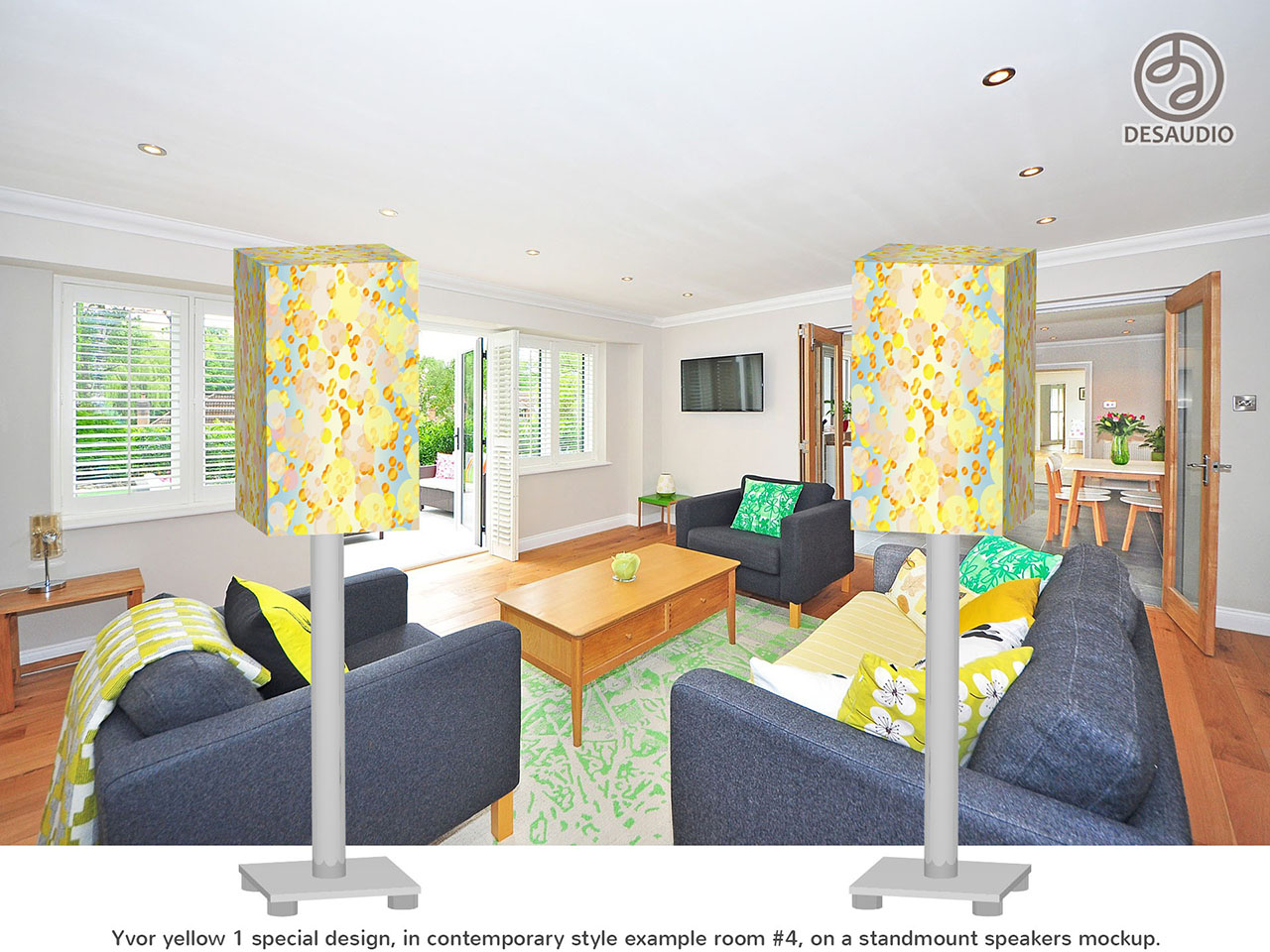 Desaudio Yvor yellow 1 special design in contemporary style example room # 4