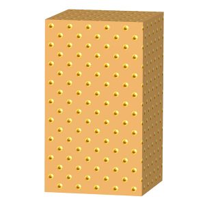 Desaudio Doan beige 1 design on a speaker mockup