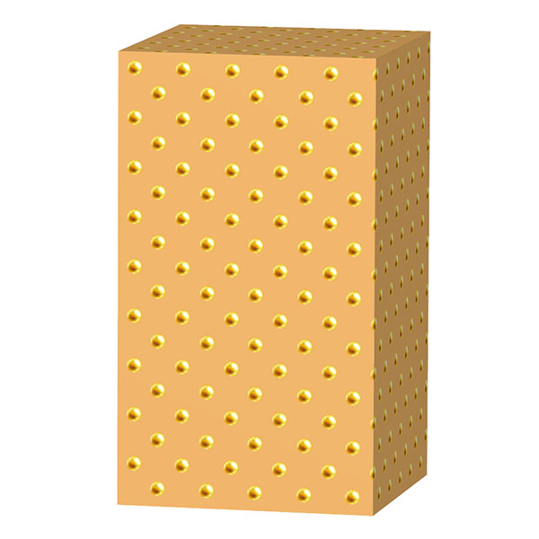 Desaudio Doan beige 1 design on a speaker mockup