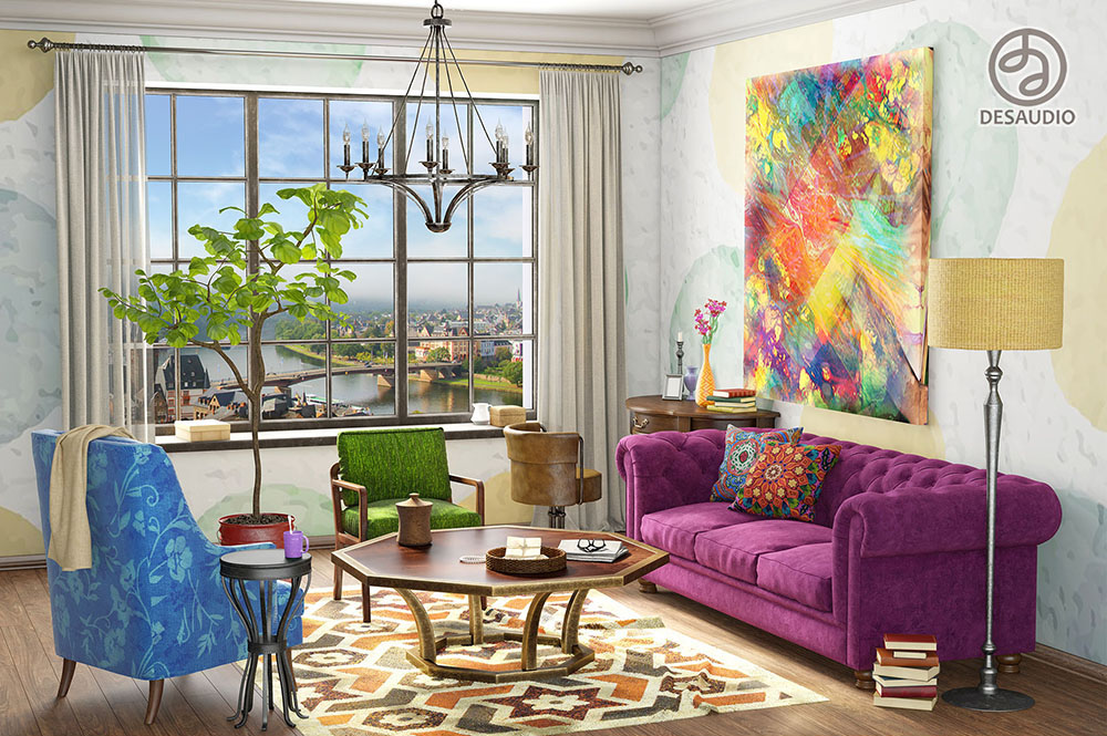 Eclectic style example room #2