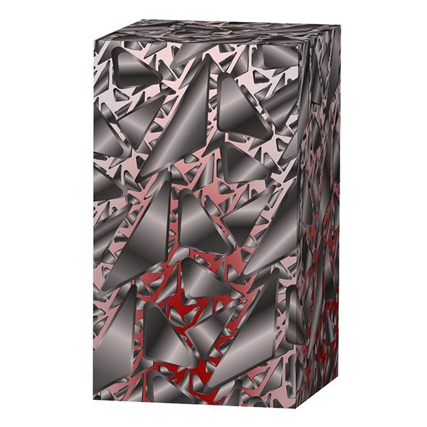 Desaudio Acie blackred 1 special design on a speaker mockup