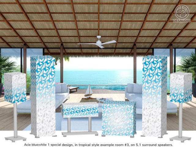 Desaudio Acie bluewhite 1 special design in tropical style example room # 3