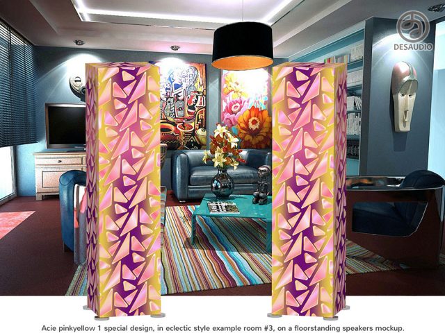 Desaudio Acie pinkyellow 1 special design in eclectic style example room # 3