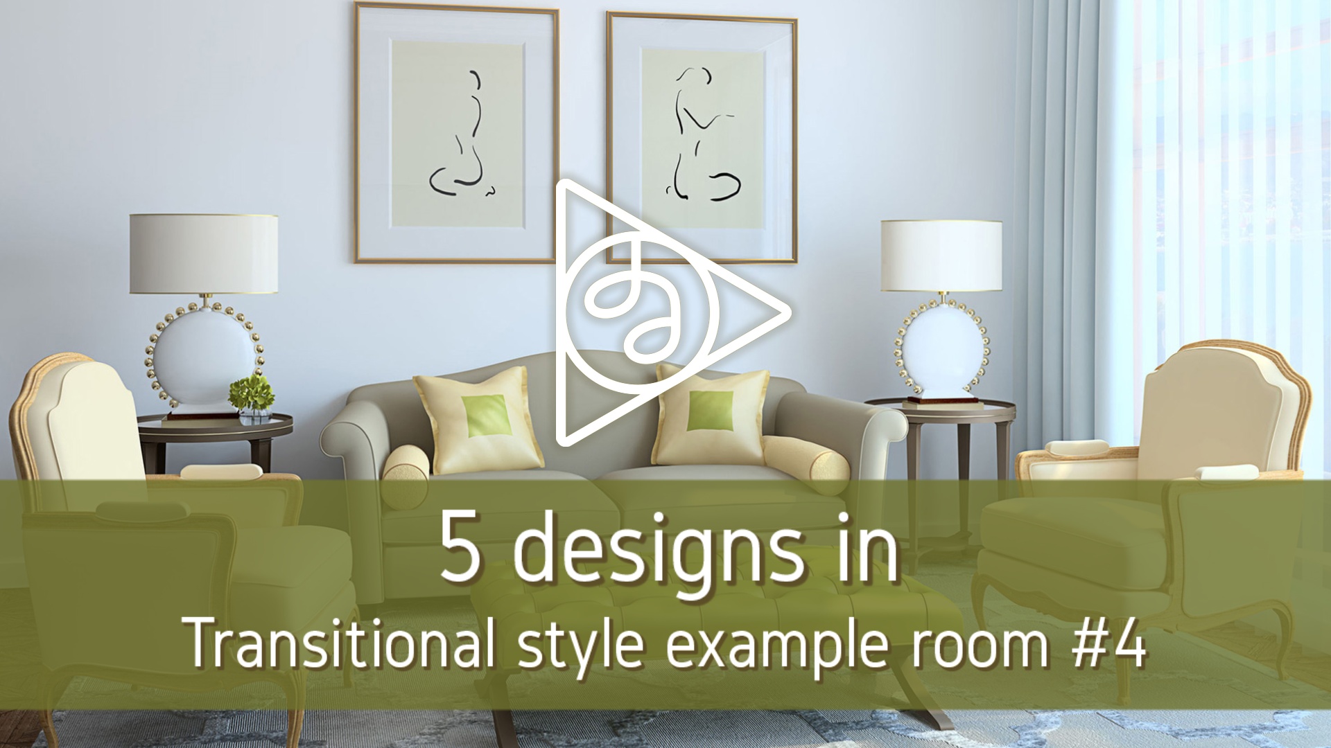 5 Desaudio designs in transitional style example room #4