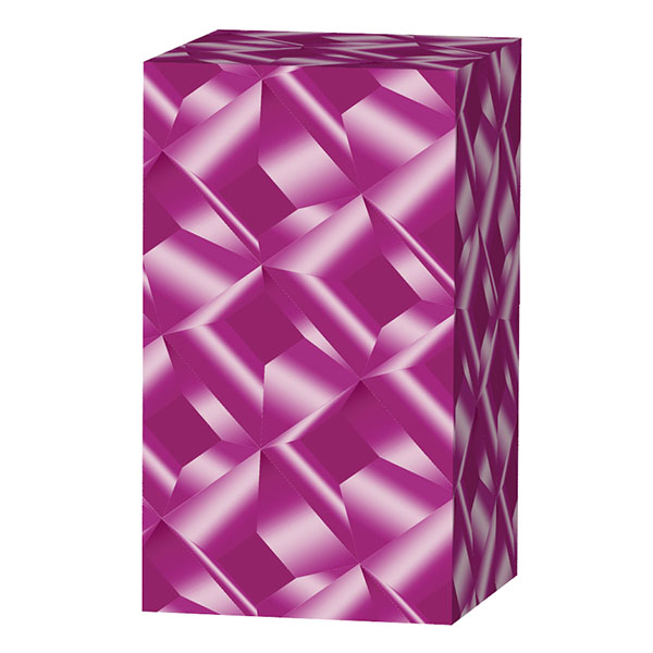 Desaudio Ikub pink 1 design on a speaker mockup