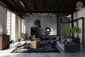 Industrial style example room #2