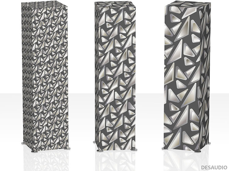 Scaling of Desaudio Acie pattern
