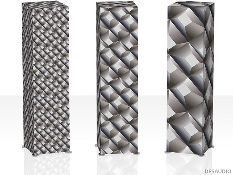 Scaling of Desaudio Ikub pattern