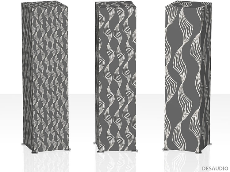 Scaling of Desaudio Tiro pattern